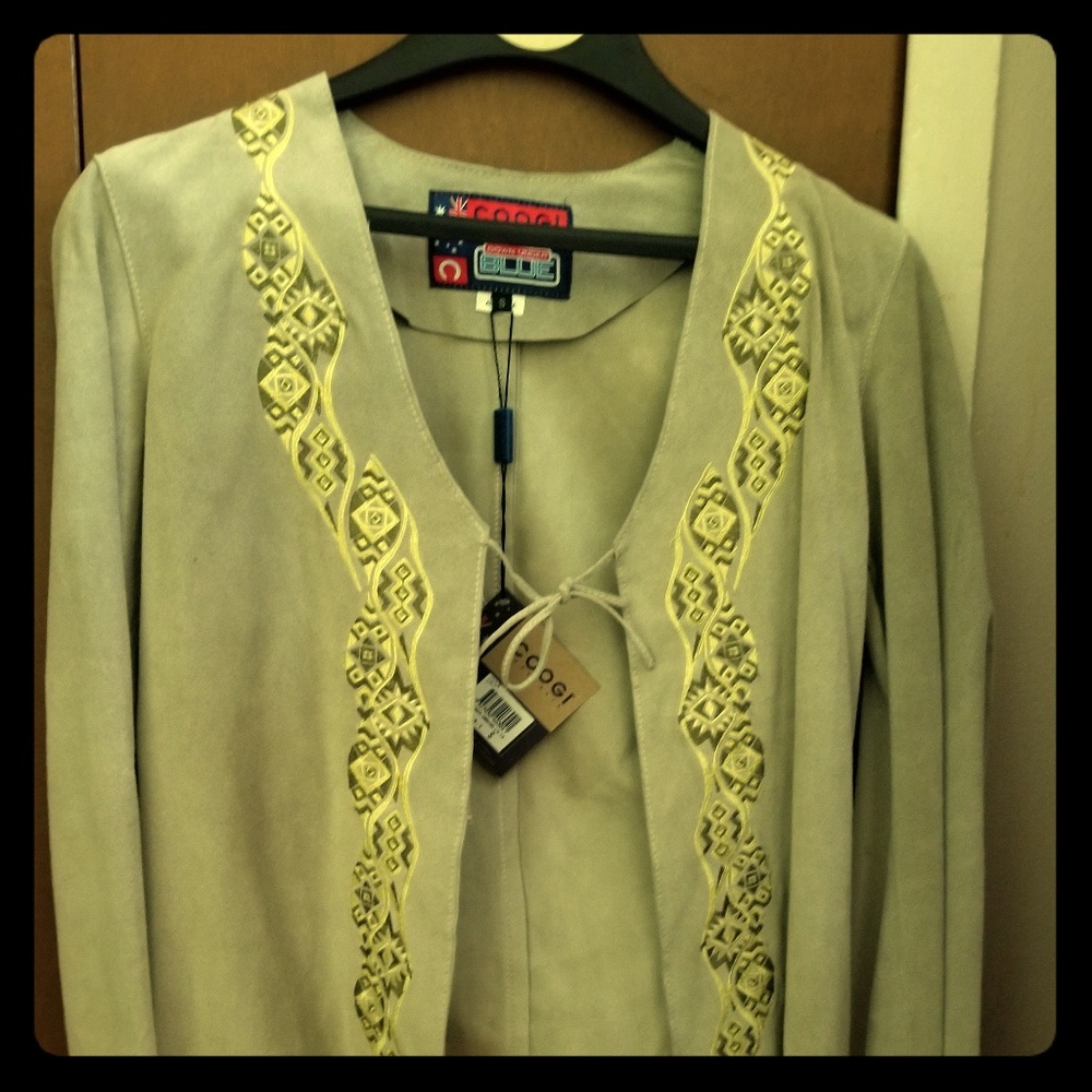 SUEDE COOGIE JACKET